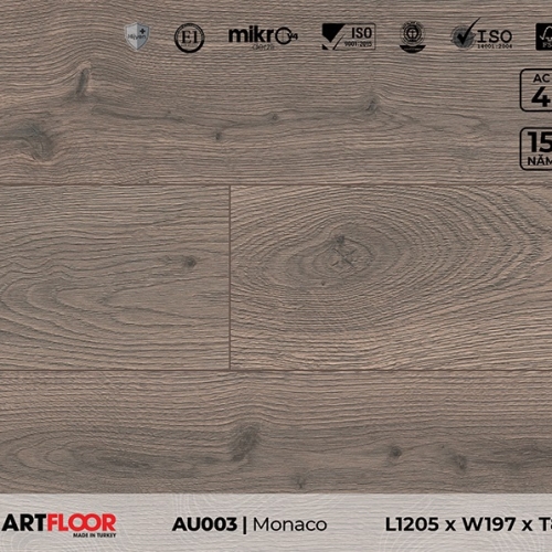 Sàn gỗ AU003 - Urban - Monaco - 8mm - AC4