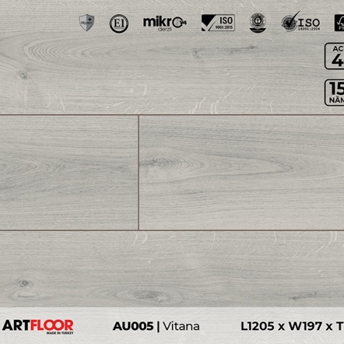 Sàn gỗ AU005 - Urban - Vitana - 8mm - AC4