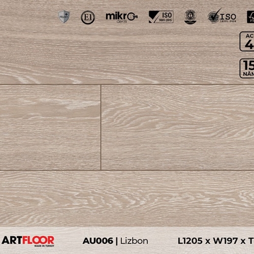 Sàn gỗ AU006 - Urban - Lizbon - 8mm - AC4