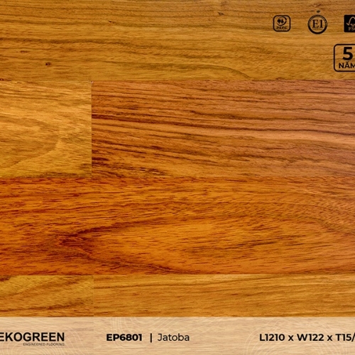 Sàn gỗ EP6801 - Jatoba - Premium - 15/3mm
