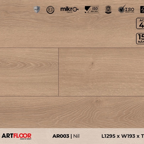 Sàn gỗ AR003 - NIL - 8mm - AC4