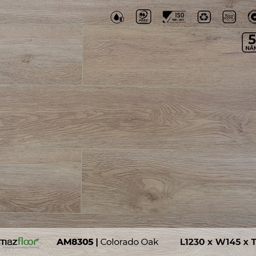Sàn nhựa AM8305 Colorado Oak - 4mm