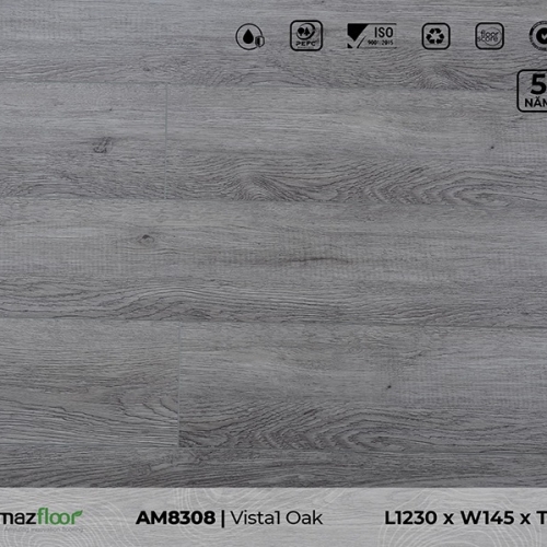 Sàn nhựa AM8308 Vista Oak - 4mm